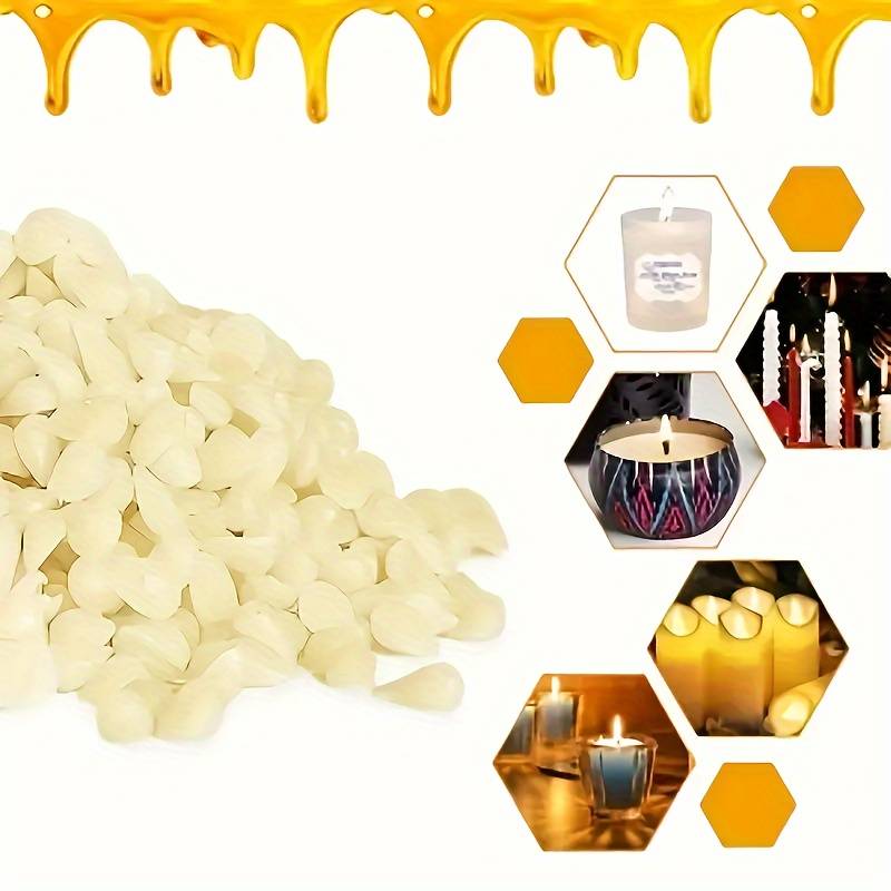 White Beeswax Granules For Diy Candle Making soap - Temu